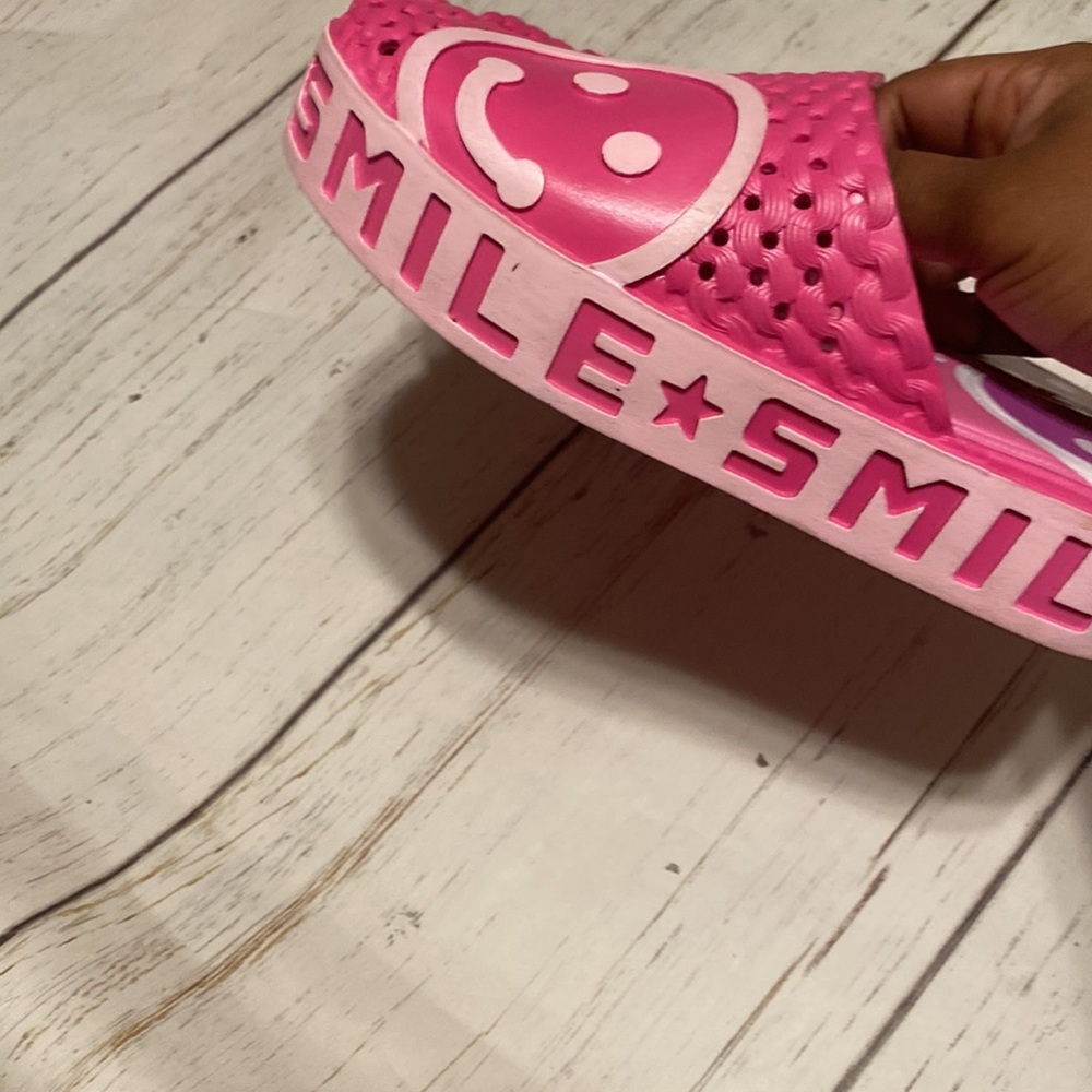 SMILE & SMILE WOMEN CROCS SHOES SIZE 38 LIKE SIZE US 7 PINK COLOR l - Picture 6 of 8